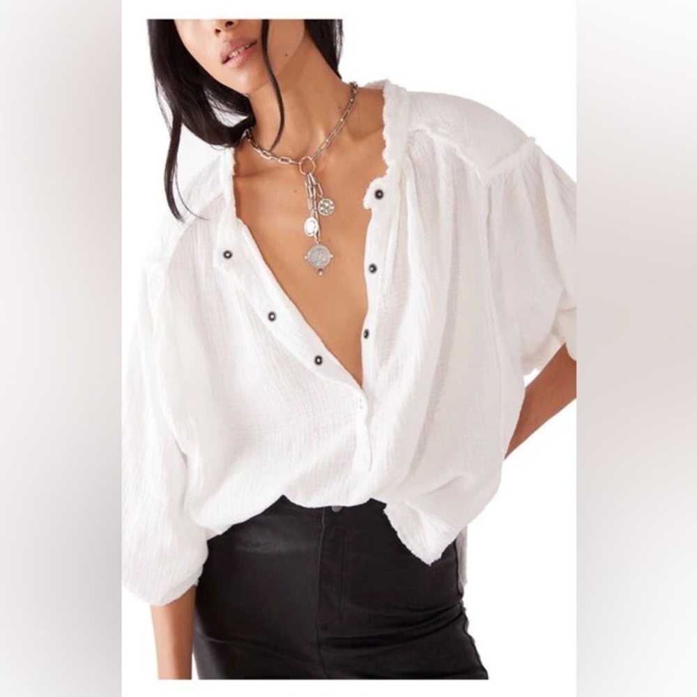 Free People Pullover Size XS Ivory GUC